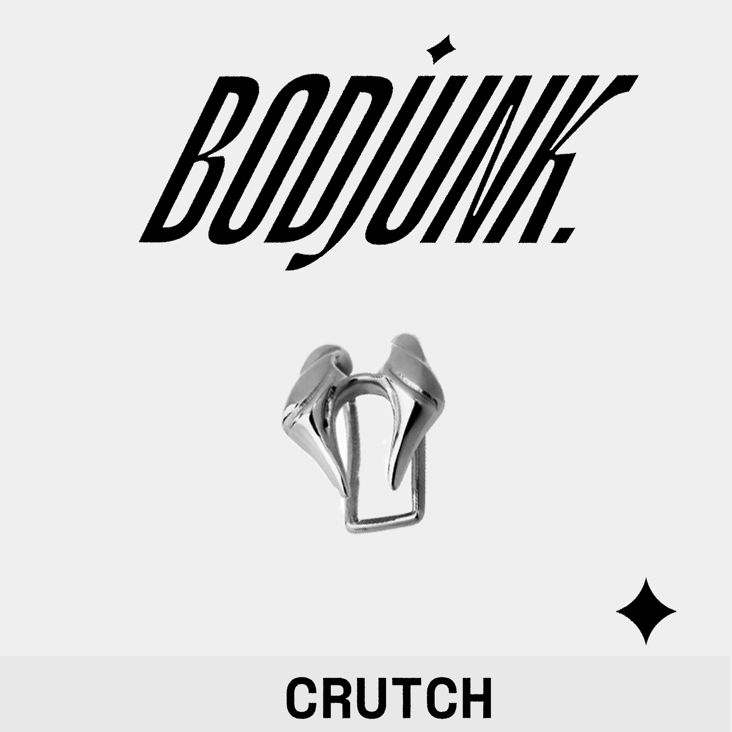 CRUTCH Multi-purpose Lip Ring and Earcuff | Bodjunk