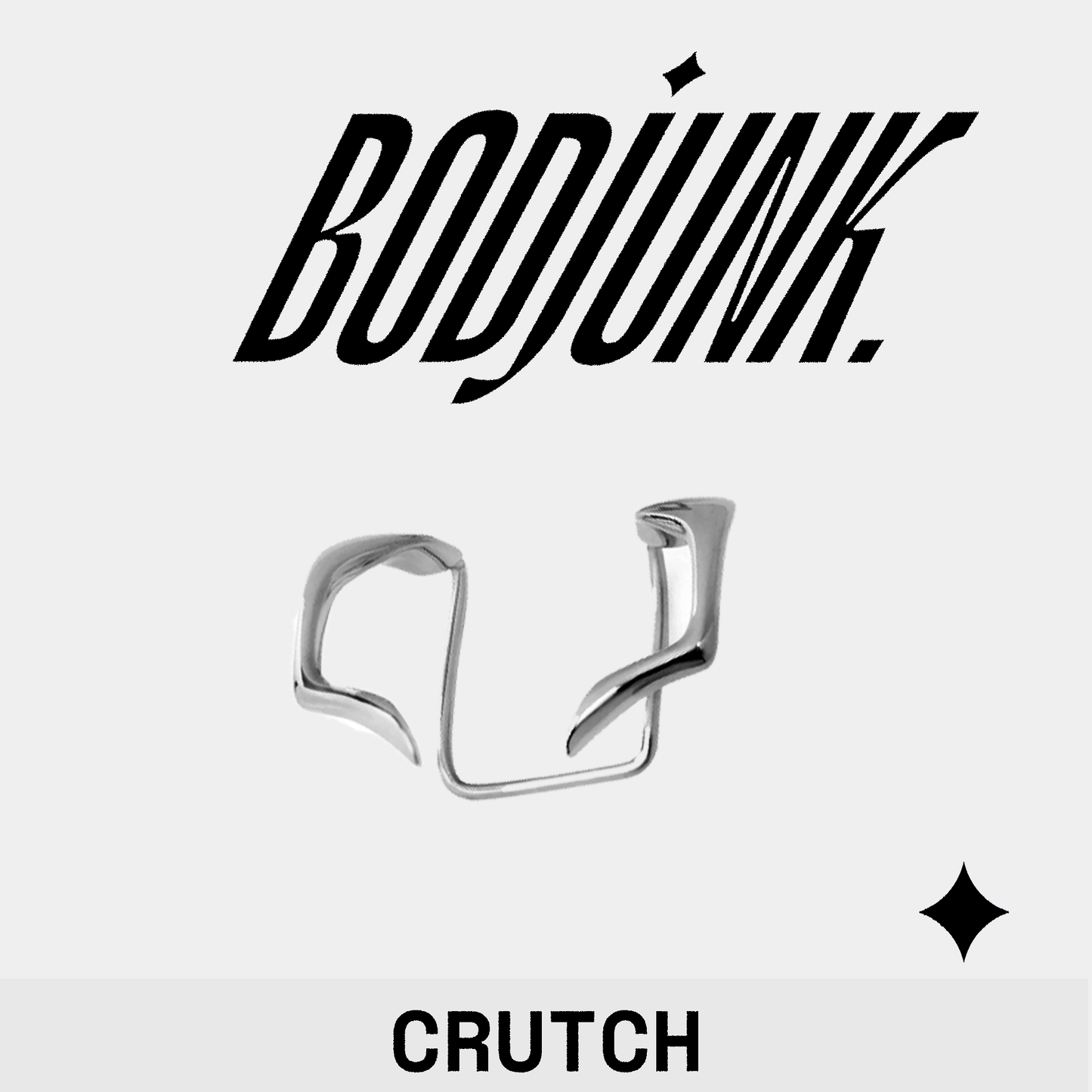 CRUTCH Multi-purpose Lip Ring and Earcuff | Bodjunk