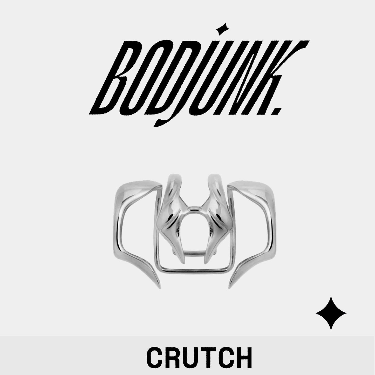 CRUTCH Multi-purpose Lip Ring and Earcuff | Bodjunk