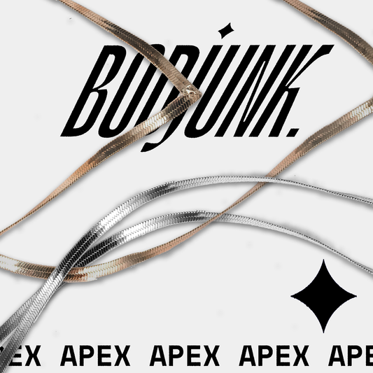 APEX Snakechain Necklace- Silver | Bodjunk