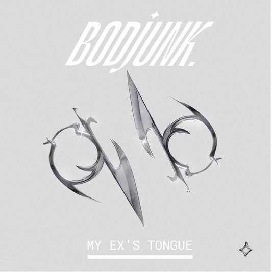 MY EX'S TONGUE SilverHoop Earrings | Bodjunk