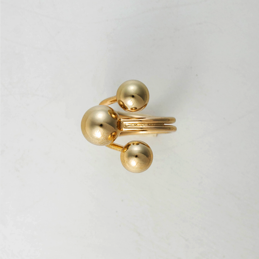 ORBI Gold Statement Ring | Bodjunk