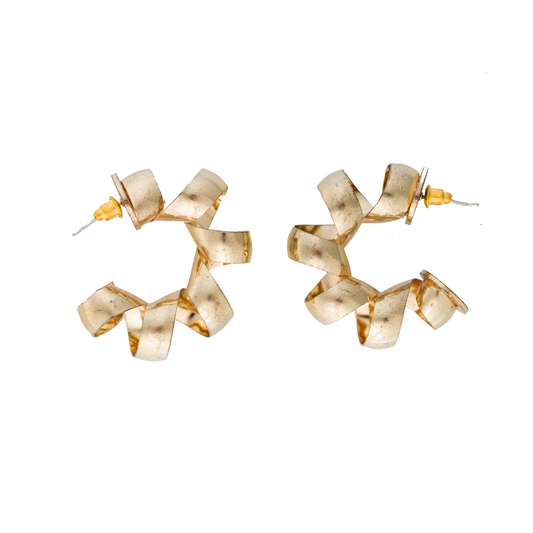 WIRED TO YOU Gold Hoop Earrings | Bodjunk